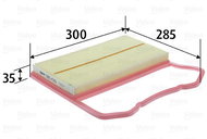 VALEO 585435 for SEAT, SKODA, VW - Air Filter