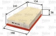 VALEO 585029 for RENAULT - Air Filter