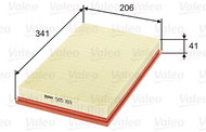 VALEO 585169 for OPEL - Air Filter