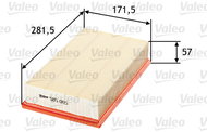 VALEO 585065 for FORD;VOLVO - Air Filter