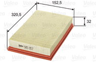 VALEO 585057 for FORD; NISSAN - Air Filter