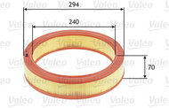VALEO 585633 for FIAT; LANCIA; ZASTAVA - Air Filter