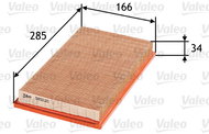 VALEO 585020 for FIAT; INFINITI; LDV; NISSAN; RELIANT; SUBARU; SUZUKI - Air Filter