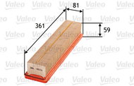 VALEO 585056 for DACIA; RENAULT - Air Filter