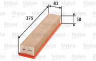 VALEO 585003 for DACIA, NISSAN, RENAULT - Air Filter