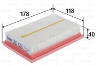 VALEO 585429 for CITROËN; PEUGEOT; TOYOTA - Air Filter