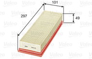 VALEO 585025 for CITROËN, PEUGEOT, RENAULT - Air Filter
