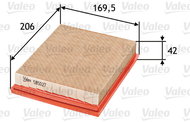VALEO 585027 for CITROËN; PEUGEOT - Air Filter