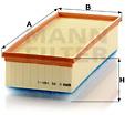 MANN-FILTER C35160/1 for CITROËN; FIAT; LANCIA; PEUGEOT; TOYOTA - Air Filter