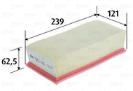 VALEO 585418 for CITROËN; DS; PEUGEOT - Air Filter