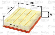 VALEO 585018 for AUDI; SKODA; VW - Air Filter