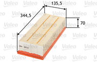 VALEO 585001 for AUDI SEAT, SKODA, VW - Air Filter