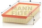 Air Filter MANN-FILTER C37153/1 for AUDI, SEAT, SKODA, VW - Vzduchový filtr
