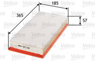 VALEO 585048 for AUDI; MAZDA; SEAT; SKODA; VW - Air Filter