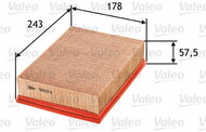 VALEO 585074 for ALPINA, BMW, MAYBACH, MERCEDES-BENZ, ROVER, WIESMANN - Air Filter