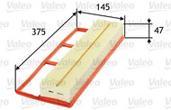 VALEO 585075 for ALFA ROMEO, FIAT, FORD, LANCIA, OPEL, SAAB - Air Filter
