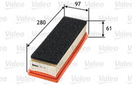 VALEO 585181 for ALFA ROMEO, FIAT, FORD, LANCIA - Air Filter