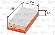 VALEO 585052 for ALFA ROMEO, CITROËN, FIAT, LANCIA, PEUGEOT - Air Filter
