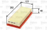VALEO 585081 for ALFA ROMEO, CITROËN, FIAT, FORD, LANCIA, NISSAN, PEUGEOT, RENAULT, SAAB - Air Filter
