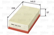 VALEO 585079 for ALFA ROMEO; CITROËN; FIAT; FORD; LANCIA; NISSAN; PEUGEOT; RENAULT; SAAB - Air Filter