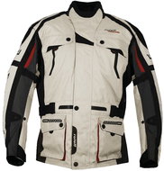 ROLEFF Chicago Grey/Black/Red S - Motorcycle Jacket