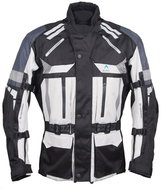 ROLEFF Rujana Light Grey/Black/Blue S - Motorcycle Jacket
