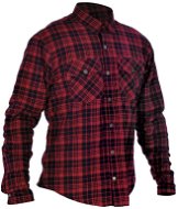 OXFORD KICKBACK CHECKER Shirt with Kevlar® Lining, Red/Black, size 3XL - Motorcycle Jacket