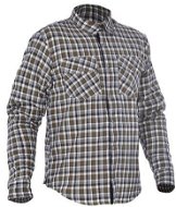 OXFORD košeľa KICKBACK CHECKER s Kevlar® podšívkou zelená khaki/biela  2XL - Motorkárska bunda