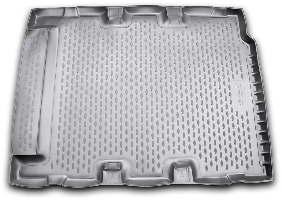 Element Tappetini Gomma 3D Su Misura Per Land Rover Defender 110 (2007-) - Set 3 Pezzi Nero - 2