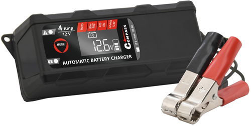 COMPASS Nabíječka mikroprocesor 4Amp 12V PB/GEL/AGM/LiFePO4 LCD display - Nabíječka autobaterií - Hlavní obrázek
