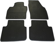 RIGUM Rubber Car Mats for ŠKODA KAMIQ 2019-> DESIGN, Black (Set of 4) - Car Mats