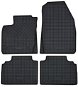 RIGUM Rubber Car Mats for FORD Courier 2014-> (5 Seats), Black (Set of 4) - Car Mats