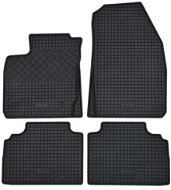 RIGUM Rubber Car Mats for FORD Courier 2014-> (5 Seats), Black (Set of 4) - Car Mats