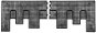 RIGUM FORD Custom 18- gumové koberčeky čierne (pre 2. rad sedadiel, súprava 2 ks) - Autokoberce