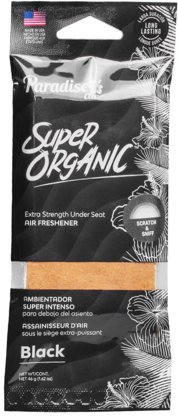 Paradise Air Super Organic Air Freshener - Black