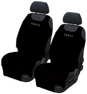 Car Seat Covers CAPPA Car T-shirt Fabia black 2pcs - Autopotahy