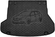 ACI KIA Cee'd 2012->2015 Rubber Boot Tray with Car Illustration, Black (SW) - Boot Tray