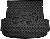 ACI KIA Sorento 2015->Rubber Boot Tray with Car Illustration (5 Seats) - Boot Tray