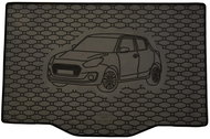 ACI SUZUKI Swift 2017-> Rubber Boot Tray with Anti-Slip Treatment, Black - Boot Tray
