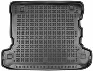 ACI MITSUBISHI Pajero 2007->Rubber Boot Tray with Anti-Slip Treatment, Black - Boot Tray