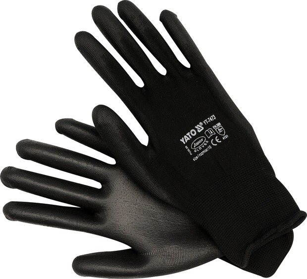 YATO YT-7473, nylon/PU, munkakesztyű