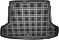 ACI PEUGEOT 508, 2010->2014 Rubber Boot Tray with Anti-Slip Treatment, Black (Sedan) - Boot Tray