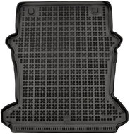 ACI FORD Courier 2014-> Rubber Boot Tray with Anti-Slip Treatment, Black (2 Seats) - Boot Tray