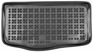 ACI KIA Picanto 2017-> Rubber Boot Tray with Anti-Slip Treatment, Black - Boot Tray