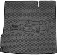 ACI DACIA Duster 2018-> Rubber Boot Tray with Car Illustration, Black (4x2) - Boot Tray