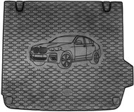 ACI BMW X4 G02, 2018-> Rubber Boot Tray with Car Illustration, Black - Boot Tray