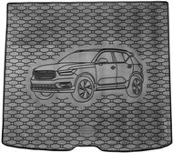 ACI VOLVO XC40, 2018 Rubber Boot Tray with Car Illustration, Black - Boot Tray
