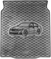 ACI BMW 3 G20/21 18 - Rubber Boot Tray with Car Illustration, Black (Sedan) - Boot Tray