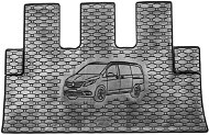 ACI MER V-KLASS 14- gumová vložka do kufru s ilustrací vozu černá - Vana do kufru