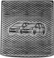 ACI SEAT Alhambra 10- gumová vložka do kufru s ilustrací vozu černá (3. řada sklopená) - Vana do kufru